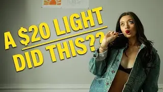 How I Did a Professional Model Shoot With a $20 Lighting Setup
