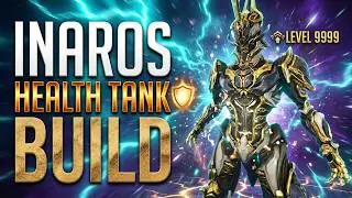 Inaros Prime Can’t Die 💀 Health Tank + Melee Buff Build (Level 9999 Steel Path) | Warframe