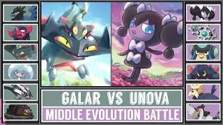 Middle Evolution Double Battle - UNOVA vs GALAR
