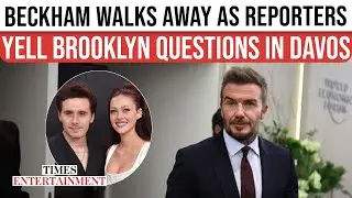 David Beckham 'DODGES' Brooklyn Feud Questions In Davos After Son Drops BOMBSHELL On Instagram