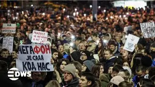 POWERFUL SCENES: Serbia Unites in Grief & Anger | Novi Sad Roof Collapse Anniversary Rally | AC15