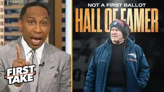 FIRST TAKE | A complete injustice - Stephen A fumes as Belichick won’t be a 1st-ballot Hall of Famer