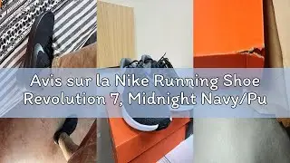 Avis sur la Nike Running Shoe Revolution 7, Midnight Navy/Pure Platinum-Black-White, FB2207-400, 42.