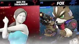 SuperKernel (Wii Fit Trainer) vs Saberius (Fox) - Pool D WQF - Blazing Battlefield #7