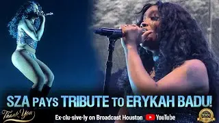 ERYKAH BADU Would Be PROUD of SZA Cover of Her CLASSIC SONG During TEXAS SHOW @ SOS Tour 2023