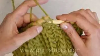 How to work Fisherman's rib back and forth, using only knit stitches