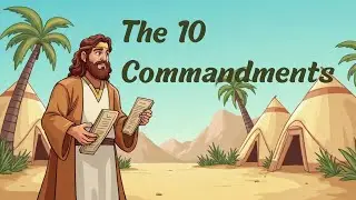 Moses and The Ten Commandments for Kids | Fun Bible Cartoon, bible stories for kids. 