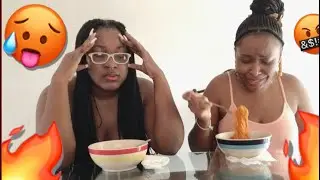 SUPER SPICY NOODLE CHALLENGE FT NETS JENNER | DENILLE RENE