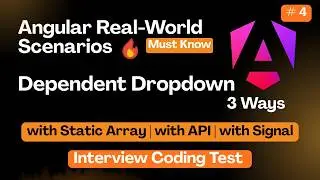 Angular Things No One Teaches You 😮 | Dependent Dropdown in Angular | E-4