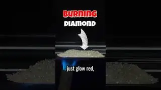 💎 Diamonds Are NOT Forever: What Happens When You Burn One #facts #science #stellersurprise #diamond