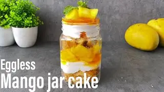Mango jar cake | 5 mins jar cake recipe | Eggless Jar cake | Quick & Easy to Make Recipe| Best Bites