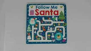 Follow Me Santa (Finger Mazes)