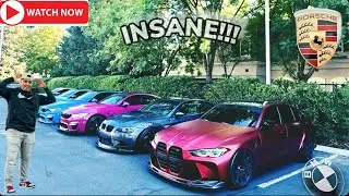 My BMW M3 G80 Crashes the Porsche Car Meet !!