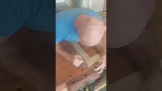 adding walnut splines to a large white oak picture frame