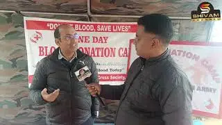 Doda:Indian Army 10 RR organized A blood Donation camp at Hq  Ghat Arnora..