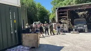 Stag do at Holmans test mine