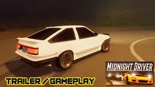 Midnight Driver - Trailer + Gameplay & Comments ( Cheap Drift Game )  PC Steam 4K