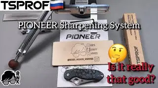 Unboxing/assembling/using the TSPROF Pioneer Sharpening System to sharpen a friend’s knife… YES!