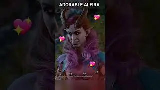 Adorable Alfira 💖 #baldursgate3  #alfira #baldur #gaming