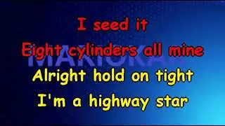 Deep Purple   Highway Star   karaoke