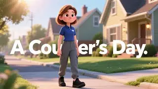 A Courier’s Day | Daily English Routine Practice (Slow & Clear)