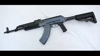 WE AK47 PMC GBB Hard Kick Blowback Airsoft Rifle, Review and Demo!