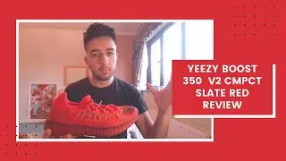 Yeezy Boost 350 V2 CMPCT Slate Red (Red October) Review w/ On-Feet