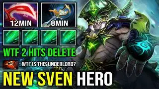 NEW SVEN HERO 2 Hits Deleted Anyone 19Min GG Desolator Echo Sabre Underlord Dota 2