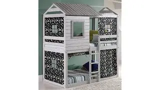 ✋ REVIEW of Donco Girl Bunkbed! DONCO Kids  Series Bed, One Size, Light Gray