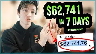 $62,741.00 IN 7 DAYS *screenshare* SHOPIFY DROPSHIPPING (how I did it)