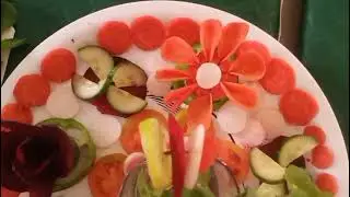 Salad making
