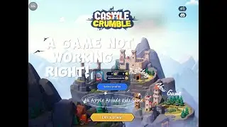 New Game Alert🚨Castle Crumble GlitchFest –We Deleted It! Apple Arcade Kids Gameplay #applearcadekids