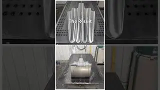 Buffing & Polishing Aluminum Parts #buffing #polishing #automation #shorts