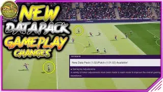 PES 2020 | NEW Data Pack 1.02 - Gameplay Changes!