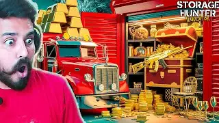EARNING $100,000 IN STORAGE HUNTER SIMULATOR!  @TechnoGamerzOfficial TECHNO GAMERZ STORAGE WARS #6