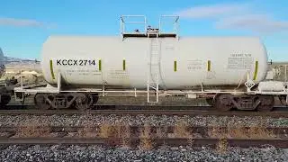 Union Pacific Acid Train on November 27, 2025, Thanksgiving Day. Wheelon Siding.