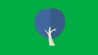 Animated Green Screen Tree