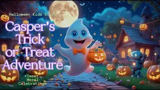 Casper&rsquo;s Magical Trick-or-Treat Night 👻 | Fun Halloween Story for Kids with a Sweet Moral