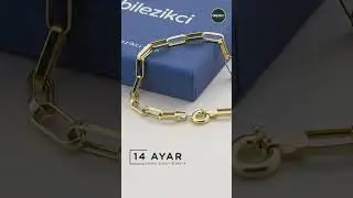 Halka Zincir Bileklik #bilezikci #bilezikcicom #halkabileklikmodelleri #shorts #altınbileklik