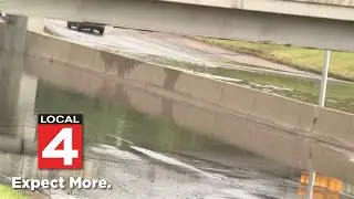 Flooding on I-75 leads to hours-long traffic jam for drivers