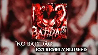 NO BATID&Atilde;O (EXTREMELY SLOWED)| ULTRA BASS BOOSTED PHONK SONG|(AUDIO VIZUALIZER)