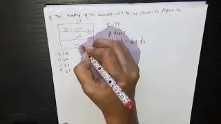 errorless physics current electricity||the reading of the ammeter will be as shown in figure is