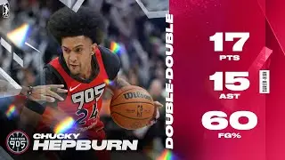 Chucky Hepburn's 17 PTS & 15 AST Helps Raptors 905 Improve to 11-0
