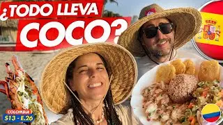 🇪🇦 ESPAÑOLES PROBANDO COMIDA DEL CARIBE EN COLOMBIA 🇨🇴