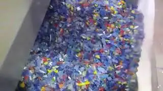 Kırılmış Plastik Çapak Ürününden Etiket Ayırma Makinesi