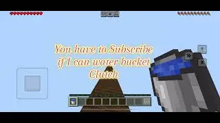 I water bucket clutched from build limit#minecraft
