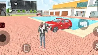 Car bike game*Franklin ordered an lndian police car and Lamborghini or creta in the game 🎮 bike 🚳🚨 