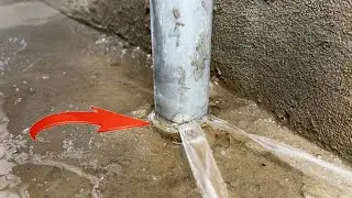Connect The Plastic Pipe To The Soft Pipe With Plumbing Tools