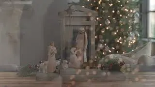 Willow Tree Nativity Deluxe: Starter Figures Plus Cr&egrave;che
