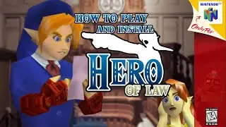 How to Play Zelda X Ace Attorney : Hero of Law [Romhack!] + Extra Case! (tutorials)